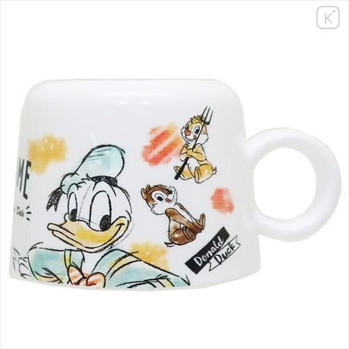 Japan Disney Cap Cup - Donald & Chip & Dale - 1