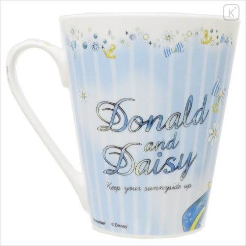 Japan Disney Ceramic Mug - Donald & Daisy - 3