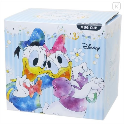 Japan Disney Ceramic Mug - Donald & Daisy - 4