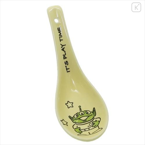 Japan Disney Ceramics Spoon - Aliens - 1