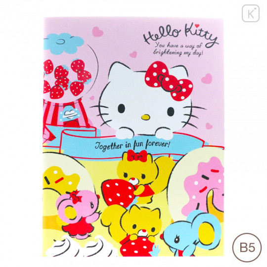 Sanrio B5 Staple Notebook - Hello Kitty - 1