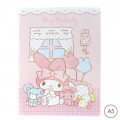 Sanrio A5 Staple Notebook - My Melody - 1