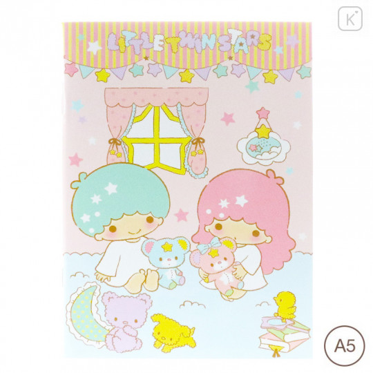 Sanrio A5 Staple Notebook - Little Twin Stars - 1