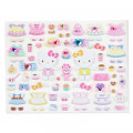 Japan Sanrio Playing Sticker Bag - Hello Kitty / Bakery Cafe - 3