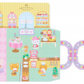 Japan Sanrio Playing Sticker Bag - Hello Kitty / Bakery Cafe - 6