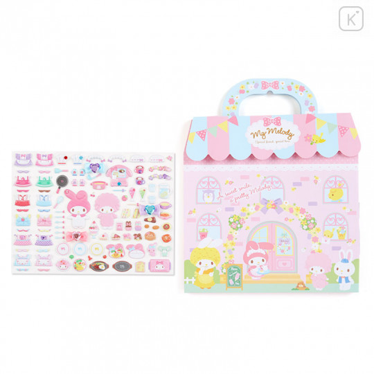 Japan Sanrio Playing Sticker Bag - My Melody / Bakery Cafe - 2