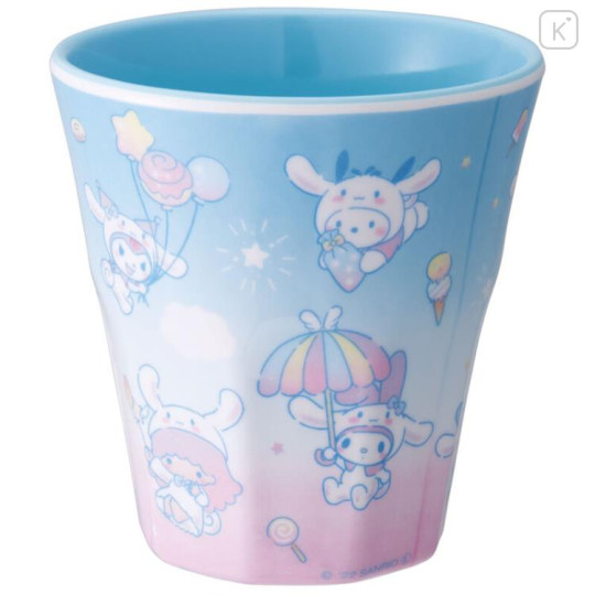 Japan Sanrio Melamine Tumbler - Cinnamoroll / Sky 20th Anniversary - 3