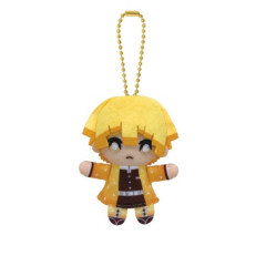 Japan Demon Slayer Ballchain Mascot Felt Plush (XS) - Zenitsu Agatsuma