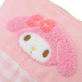 Japan Sanrio Embroidery Pouch - My Melody / Gingham - 4