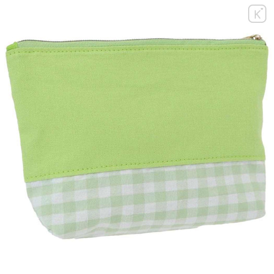 Japan Sanrio Embroidery Pouch - Pochacco / Gingham - 2