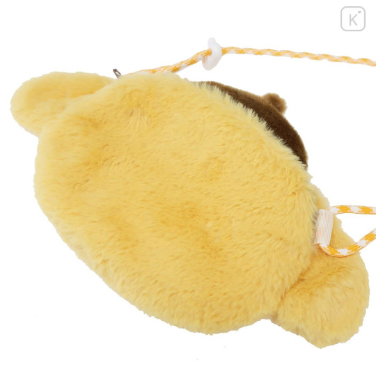 Japan Sanrio Face Pochette Shoulder Bag - Pompompurin / Fluffy - 2