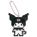 Japan Sanrio Acrylic Name Tag - Kuromi / Pixel Art - 1