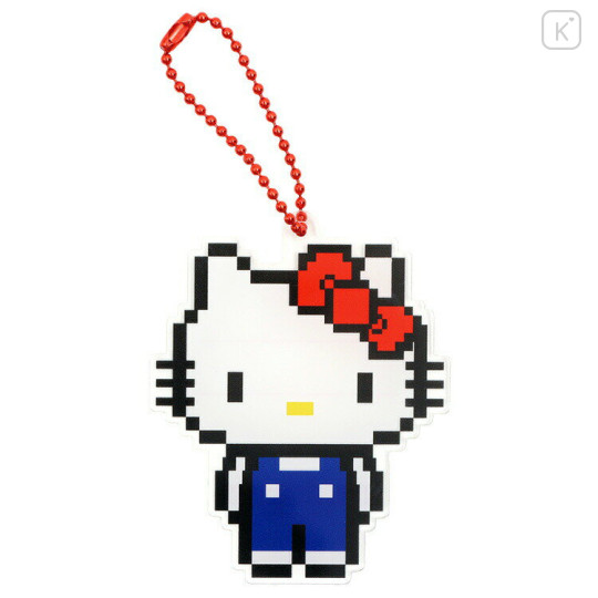 Japan Sanrio Acrylic Name Tag - Hello Kitty : Pixel Art - 1