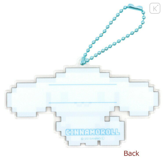Japan Sanrio Acrylic Name Tag - Cinnamoroll : Pixel Art - 2