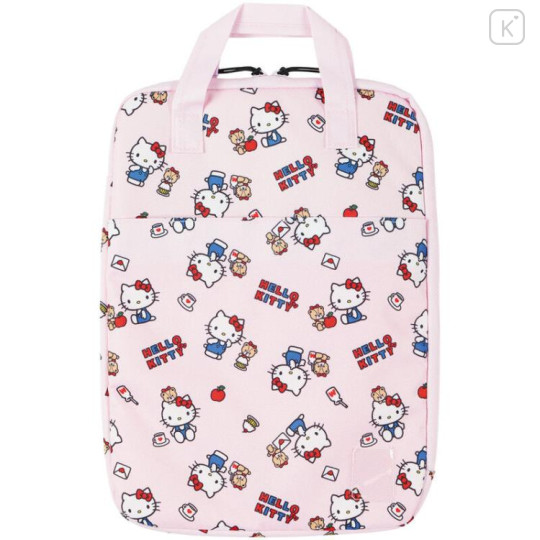 Japan Sanrio 13 inch Laptop Bag Tablet Case - Hello Kitty & Tiny Chum / Pink - 1