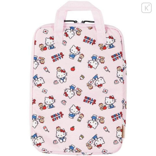 Japan Sanrio 13 inch Laptop Bag Tablet Case - Hello Kitty & Tiny Chum / Pink - 2