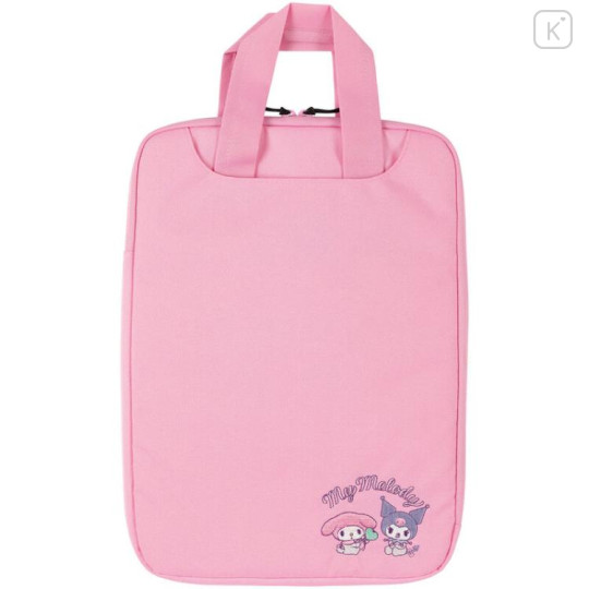 Japan Sanrio 13.3 inch Laptop Bag Tablet Case - Kuromi & My Melody / Pink - 1