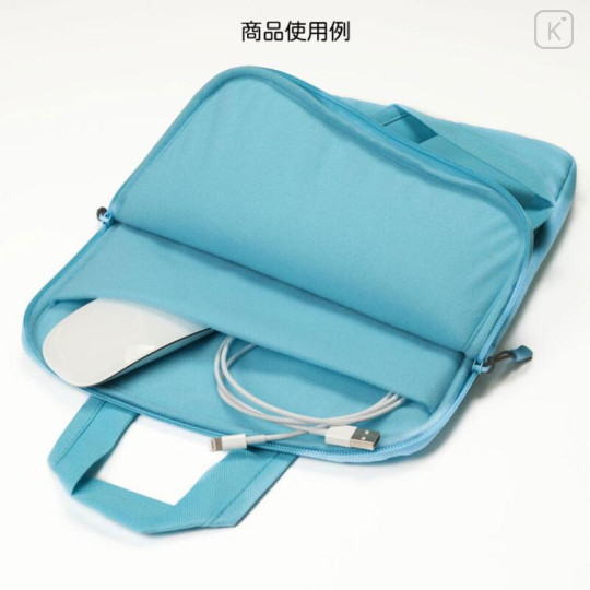 Japan Doraemon 13.3 inch Laptop Bag Tablet Case - I'm Doraemon / Blue Green - 3