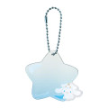 Japan Sanrio Acrylic Name Tag Keychain - Cinnamoroll : Clear Star - 1