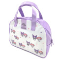 Japan Sanrio Vinyl Boston Bag - Kuromi & My Melody - 2