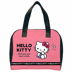 Japan Sanrio Vinyl Boston Bag - Hello Kitty