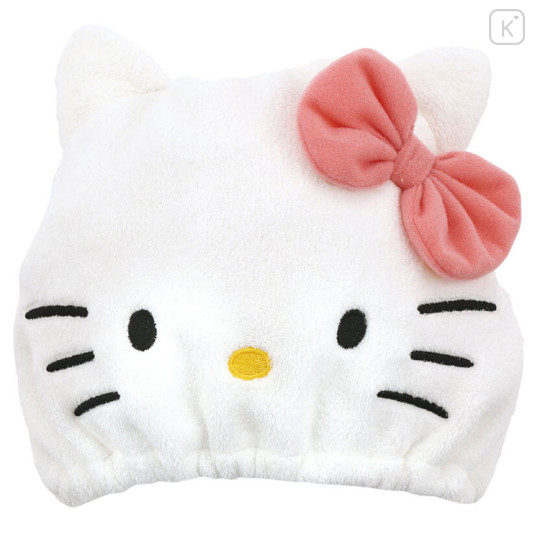 Japan Sanrio Towel Cap - Hello Kitty / Water Absorbent Quick Drying - 1