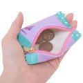 Japan Sanrio Mini Flat Pouch - Kuromi / Retro - 3