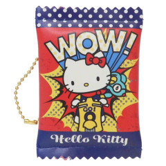 Japan Sanrio Mini Flat Pouch - Hello Kitty / Retro Wow