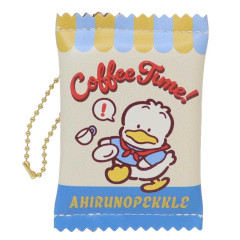 Japan Sanrio Mini Flat Pouch - Pekkle / Retro