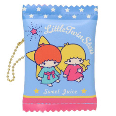 Japan Sanrio Mini Flat Pouch - Little Twin Stars / Retro