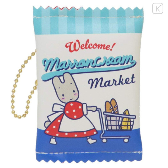 Japan Sanrio Mini Flat Pouch - Marroncream / Retro - 1