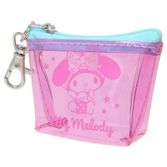 Japan Sanrio Clear Triangular Mini Pouch - My Melody / Little Angel