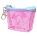 Japan Sanrio Clear Triangular Mini Pouch - My Melody / Little Angel - 1