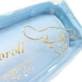 Japan Sanrio Twin Zipper Pen Case - Cinnamoroll / Clear Gold Foil B - 4