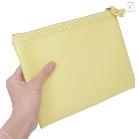 Japan Pokemon Flat Pouch - Pikachu / Mesh Pastel - 2