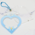 Japan Sanrio Acrylic Photo Keychain - Cinnamoroll / Heart Twinkle Piece - 2