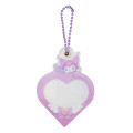 Japan Sanrio Acrylic Photo Keychain - Kuromi / Heart Twinkle Piece - 1