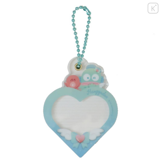 Japan Sanrio Acrylic Photo Keychain - Hangyodon / Heart Twinkle Piece - 1