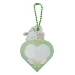 Japan Sanrio Acrylic Photo Keychain - Pochacco / Heart Twinkle Piece