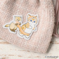 Japan Mofusand Embroidery Iron-on Patch Deco Sticker - Cat / Fox Nyan - 2