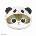 Japan Mofusand Small Pouch & Tissue Case - Cat / Panda - 1