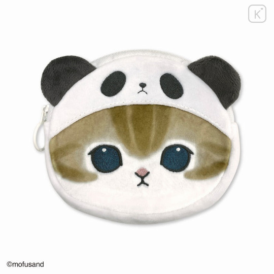 Japan Mofusand Small Pouch & Tissue Case - Cat / Panda - 3