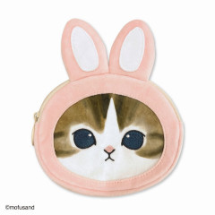 Japan Mofusand Small Pouch & Tissue Case - Cat / Rabbit