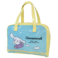 Japan Sanrio Vinyl Boston Bag - Cinnamoroll