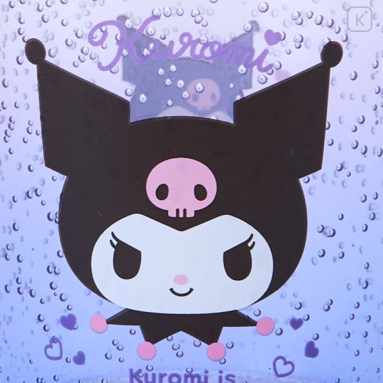 Japan Sanrio Original Clear Tumbler - Kuromi - 3