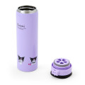 Japan Sanrio Original Stainless Steel Mug Bottle - Kuromi - 4