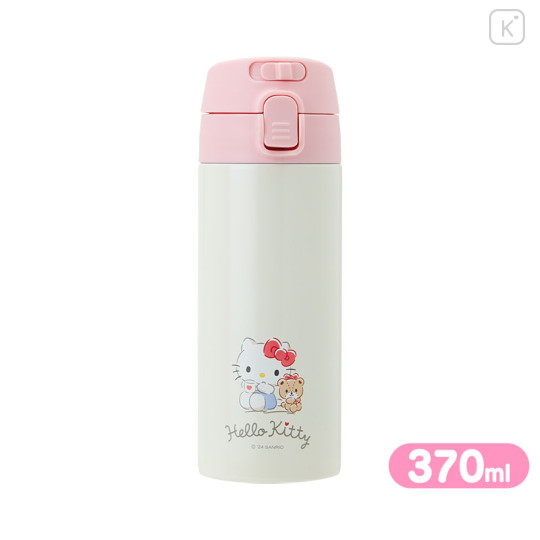 Japan Sanrio Original One Touch Stainless Bottle - Hello Kitty - 1