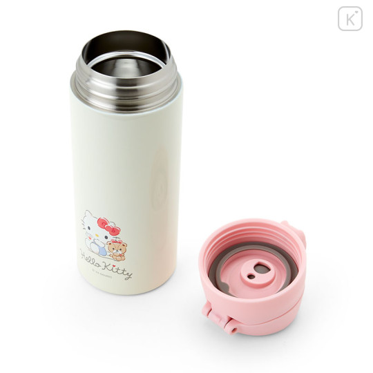 Japan Sanrio Original One Touch Stainless Bottle - Hello Kitty - 3