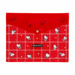 Japan Sanrio Original Clear Flat Folder - Hello Kitty