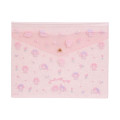 Japan Sanrio Original Clear Flat Folder - My Melody / Glitter - 2